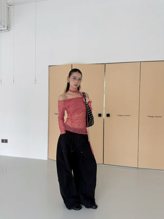 Drawstring Paratrooper Pants