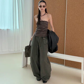 Drawstring Paratrooper Pants