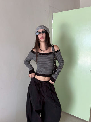 Drawstring Paratrooper Pants