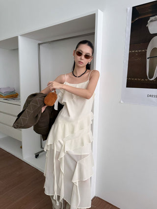 Chiffon Layered Flowy Dress