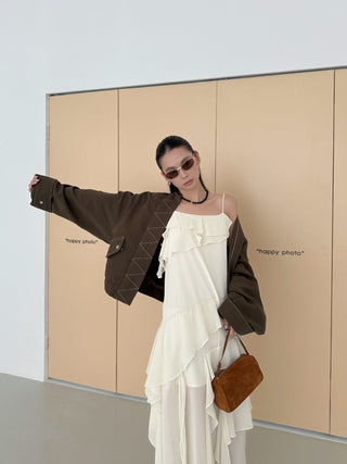 Chiffon Layered Flowy Dress