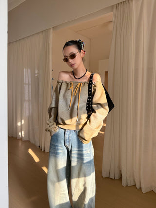 Washed Wide Leg Jeans