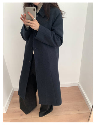 Woolen Lapel Coat