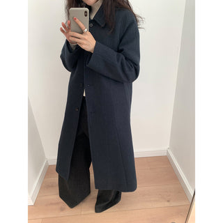 Woolen Lapel Coat