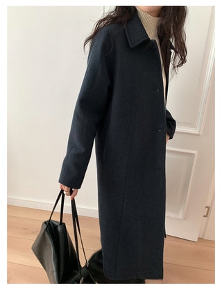Woolen Lapel Coat