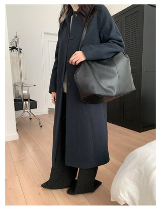 Woolen Lapel Coat