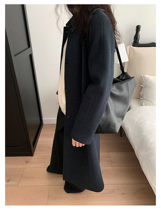 Woolen Lapel Coat