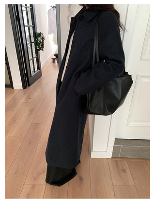 Woolen Lapel Coat
