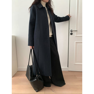 Woolen Lapel Coat