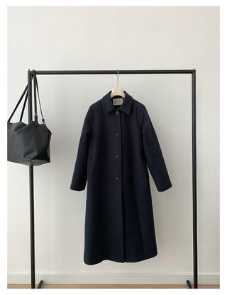 Woolen Lapel Coat