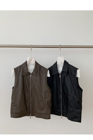 Leather Waistcoat