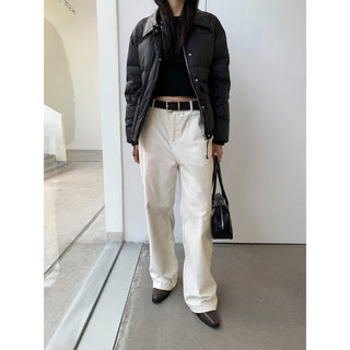 Leather Collar Jacket