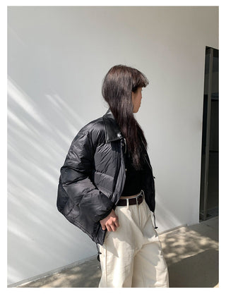 Leather Collar Jacket