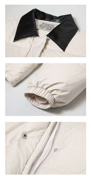 Leather Collar Jacket