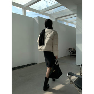 Leather Collar Jacket