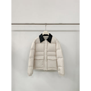 Leather Collar Jacket