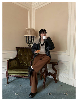 Leather Coat