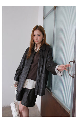 Leather Coat