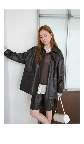 Leather Coat