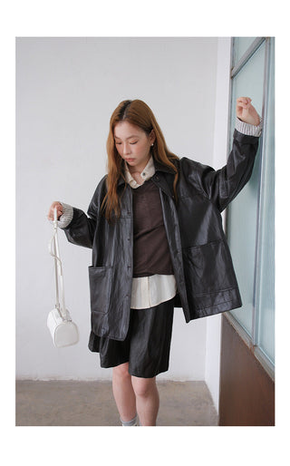 Leather Coat