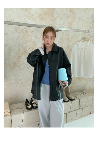 Leather Coat