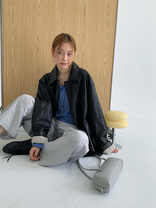Leather Coat