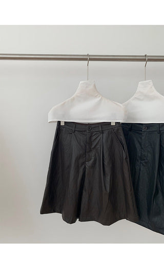 Leather Shorts