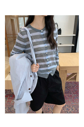 Striped Cardigan