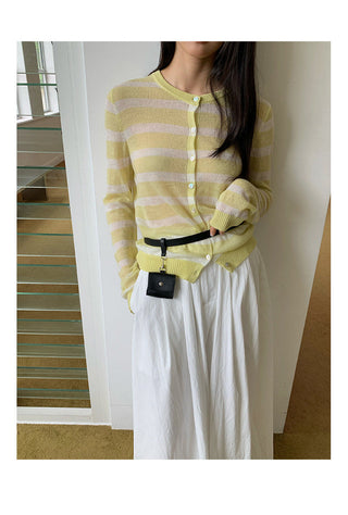 Striped Cardigan