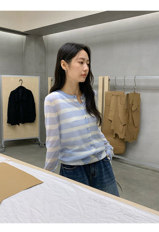 Striped Cardigan