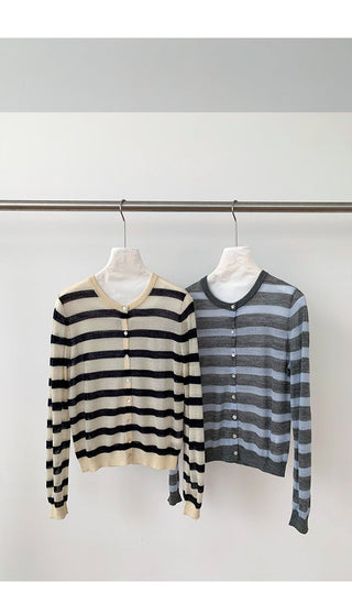 Striped Cardigan