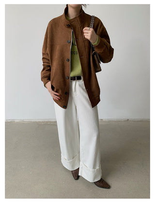 Suede Overalls