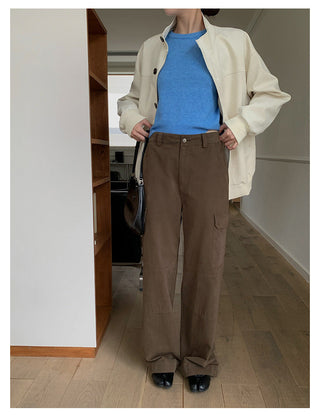 Suede Overalls