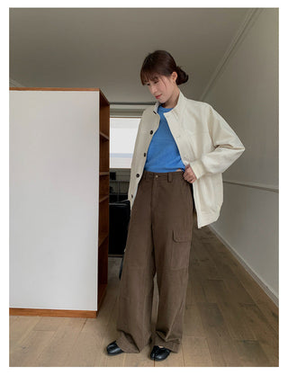 Suede Overalls
