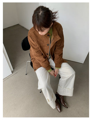 Suede Overalls