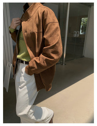 Suede Overalls