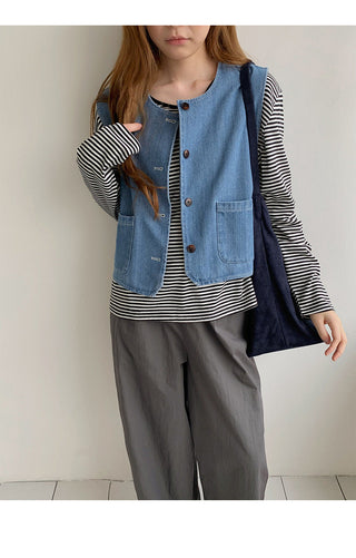 Denim Vest