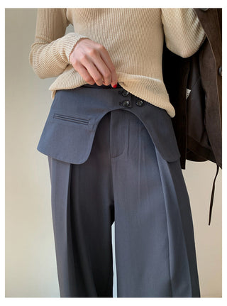 Slim Suit Pants