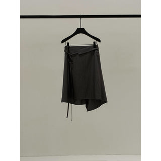 Striped A-Line Skirt
