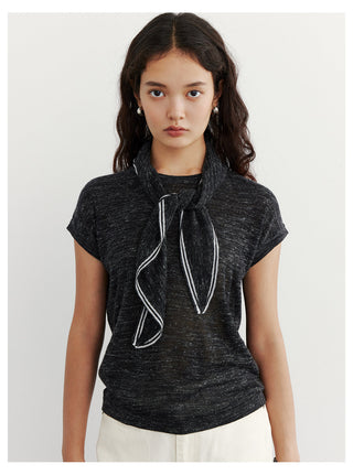 Scarf Knitwear Top