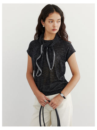 Scarf Knitwear Top