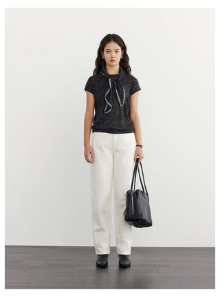 Scarf Knitwear Top