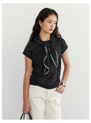 Scarf Knitwear Top