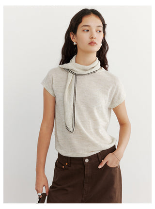 Scarf Knitwear Top