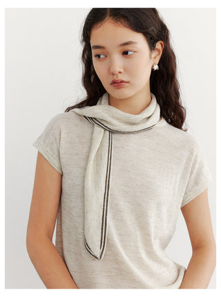 Scarf Knitwear Top