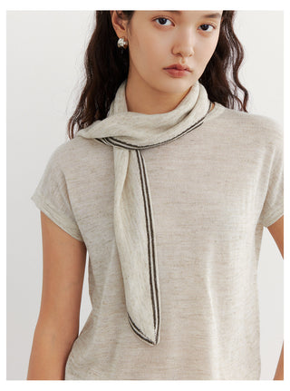 Scarf Knitwear Top