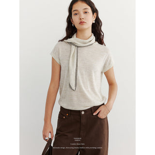 Scarf Knitwear Top