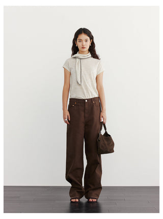 Scarf Knitwear Top