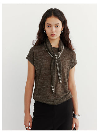 Scarf Knitwear Top