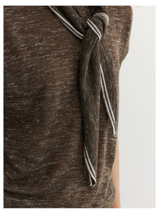Scarf Knitwear Top